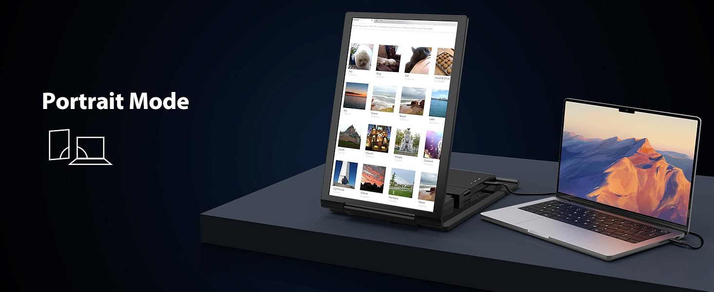 14-inch Dual-screen Portable Monitor