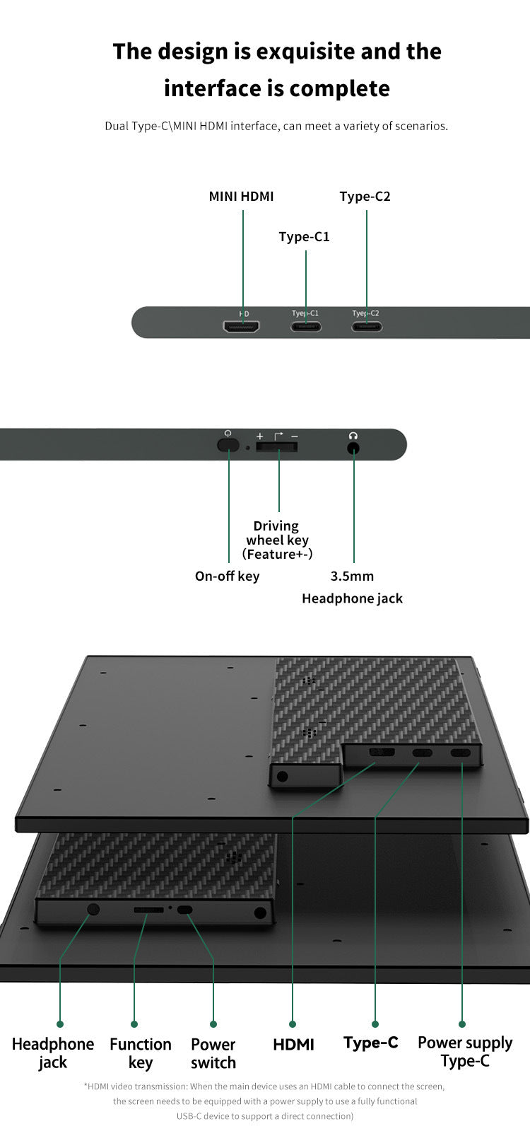 15.6-inch New Wireless Portable Monitor