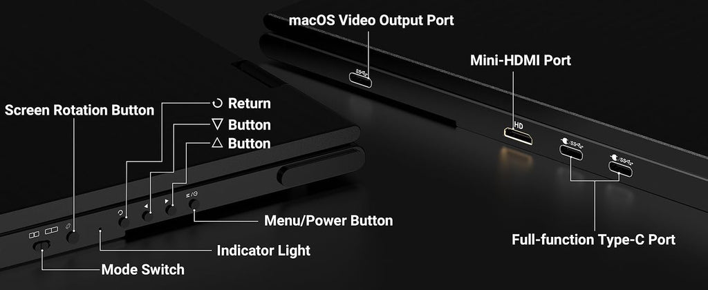 15.6-inch Dual-screen Portable Monitor