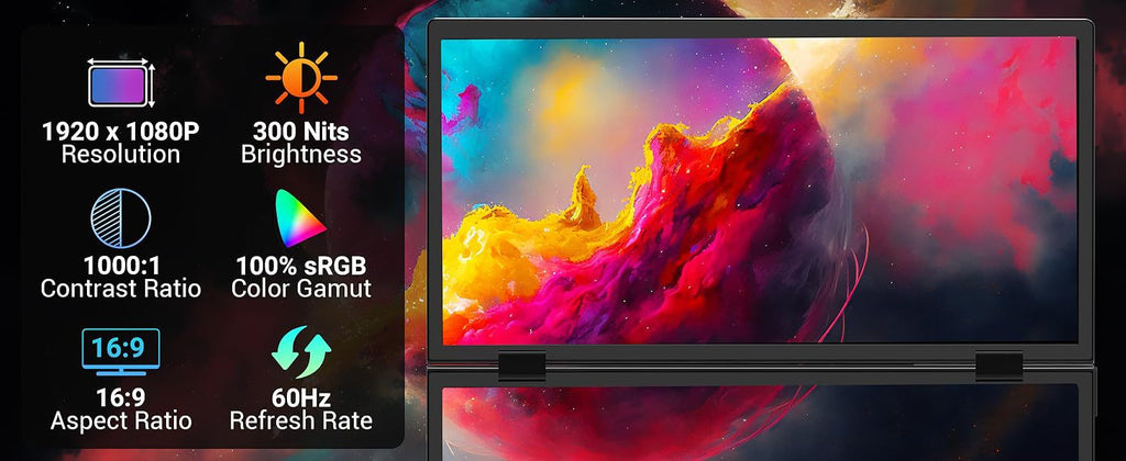 15.6-inch Dual-screen Portable Monitor