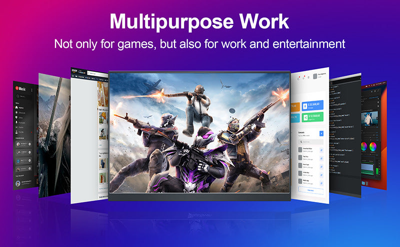 16-inch 2.5K 120Hz Portable Gaming Monitor for PC Laptop