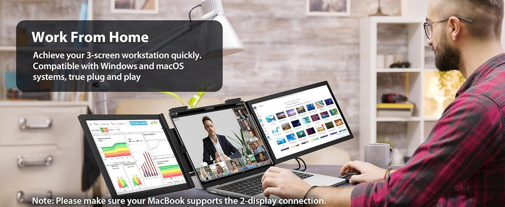 14-inch Dual-screen Portable Monitor