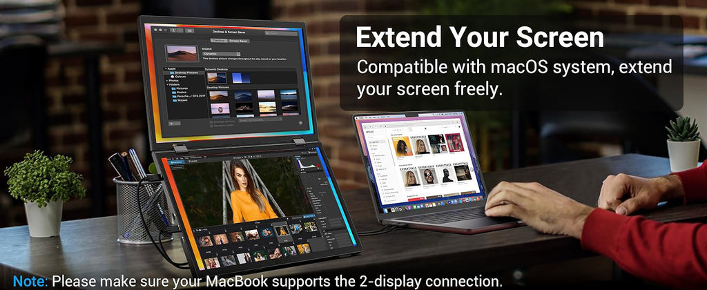 15.6-inch Dual-screen Portable Monitor