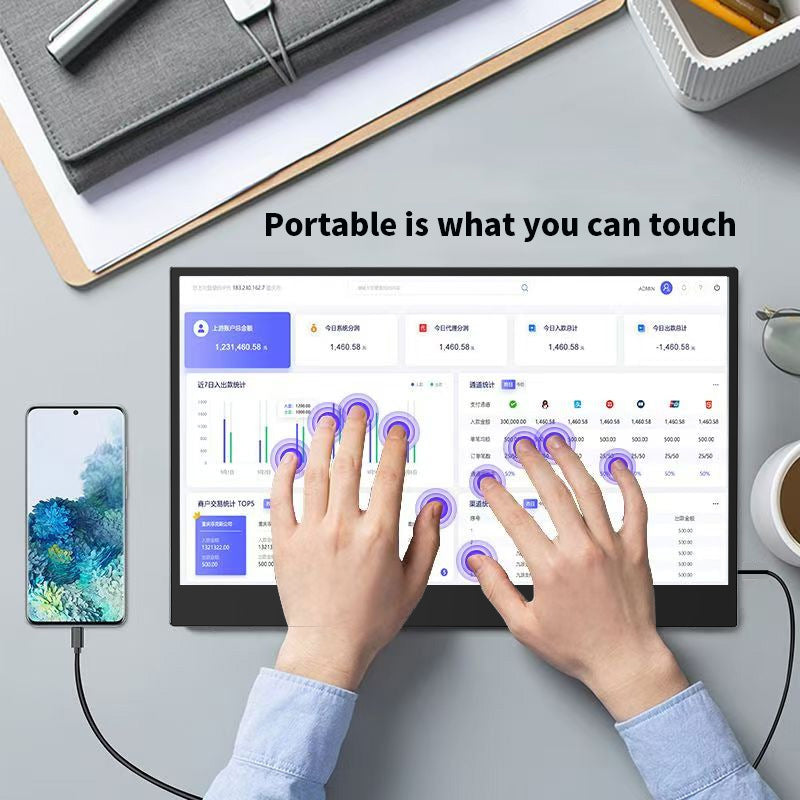 15.6-inch 18.5-inch Touch Control HD Portable Monitor