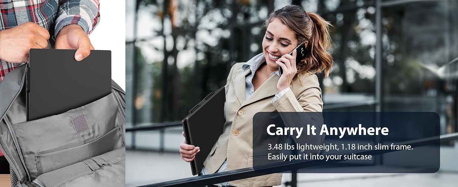 14-inch Dual-screen Portable Monitor