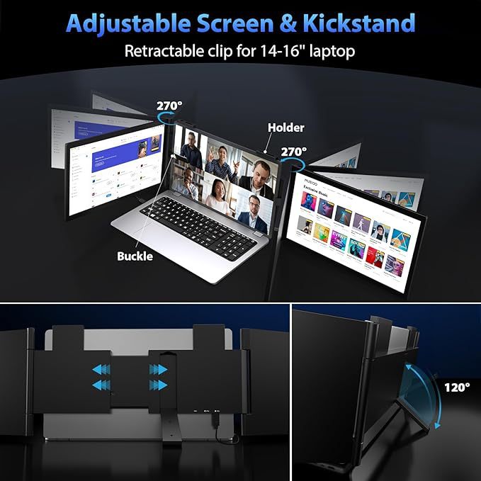 14-inch Dual-screen Portable Monitor