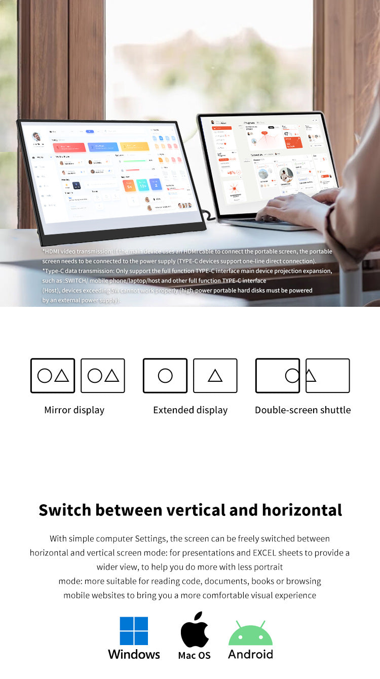 18.5-inch portable monitor
