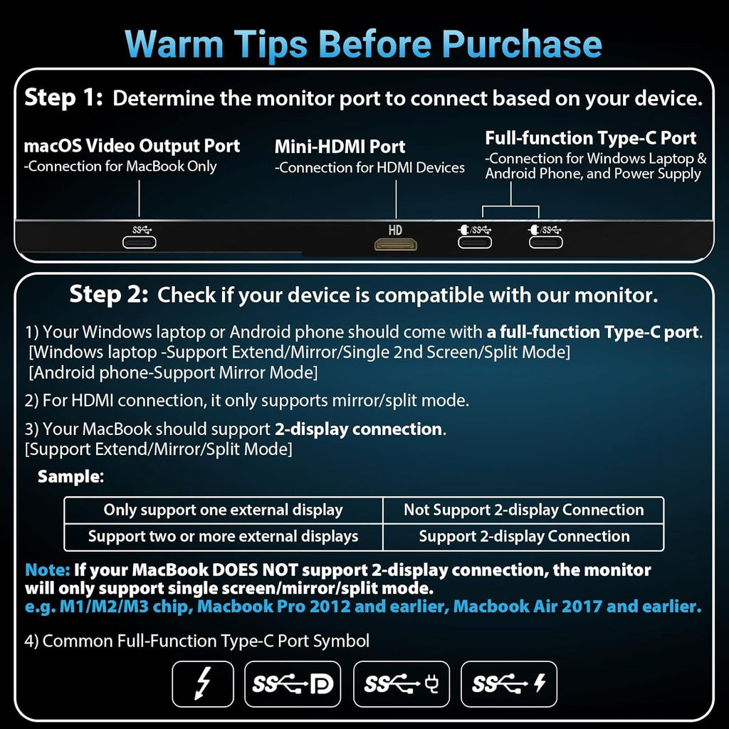 15.6-inch Dual-screen Portable Monitor