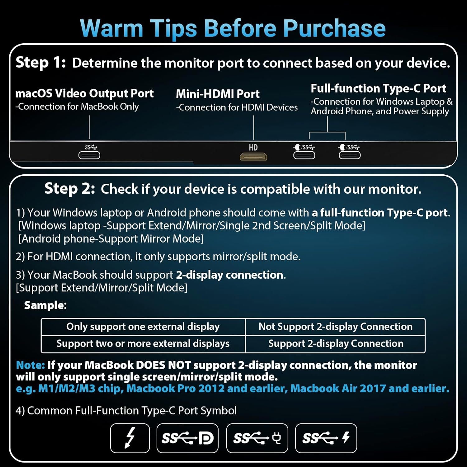 15.6-inch Dual-screen Portable Monitor