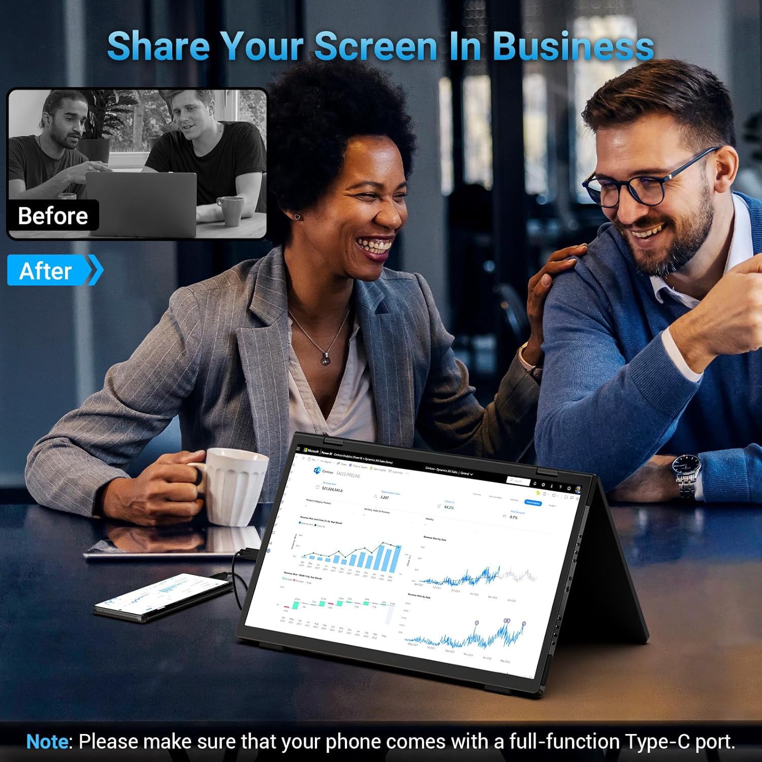 15.6-inch Dual-screen Portable Monitor