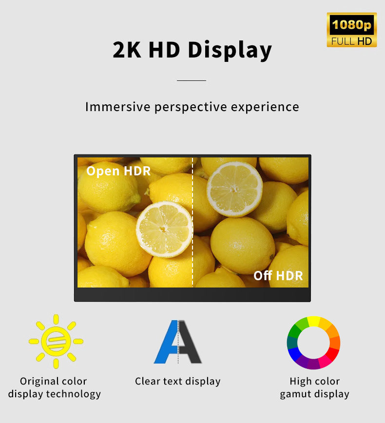 14-inch Portable foldable display