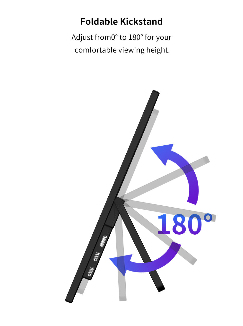 15.6-inch 18.5-inch Touch Control HD Portable Monitor