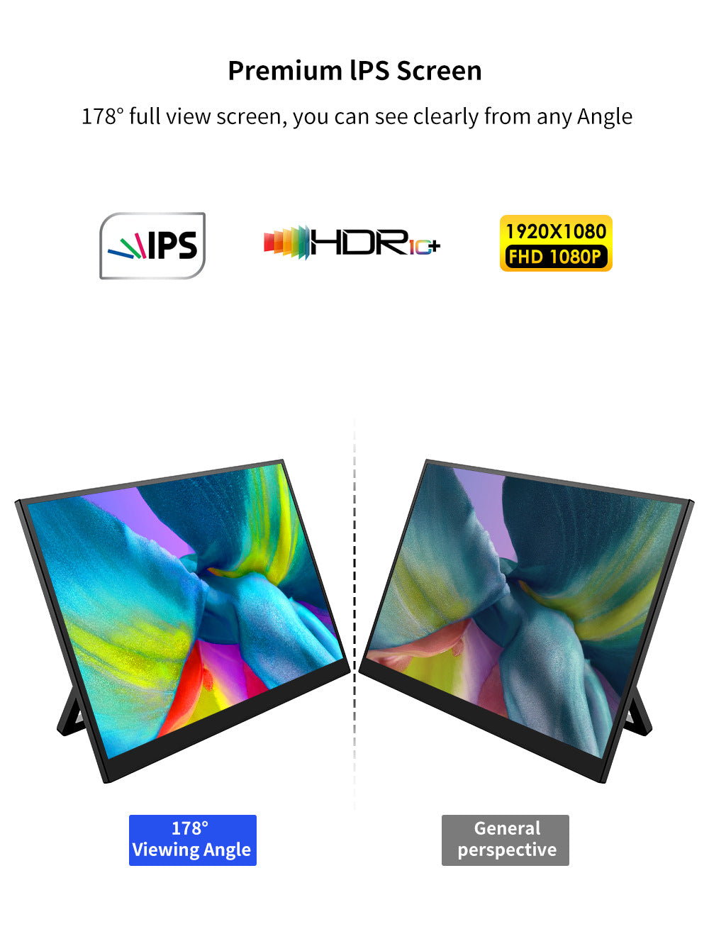 15.6-inch 18.5-inch Touch Control HD Portable Monitor