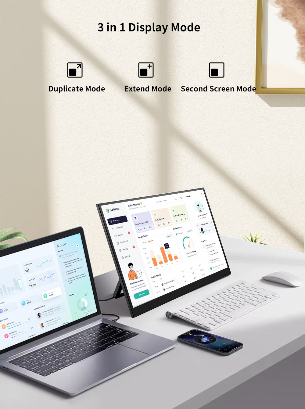 15.6-inch 18.5-inch Touch Control HD Portable Monitor