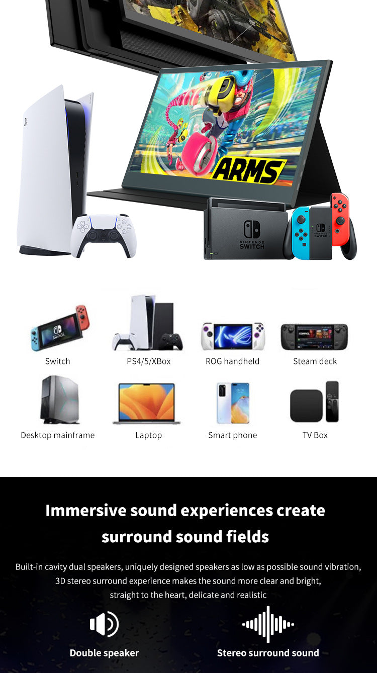 15.6-inch New Wireless Portable Monitor