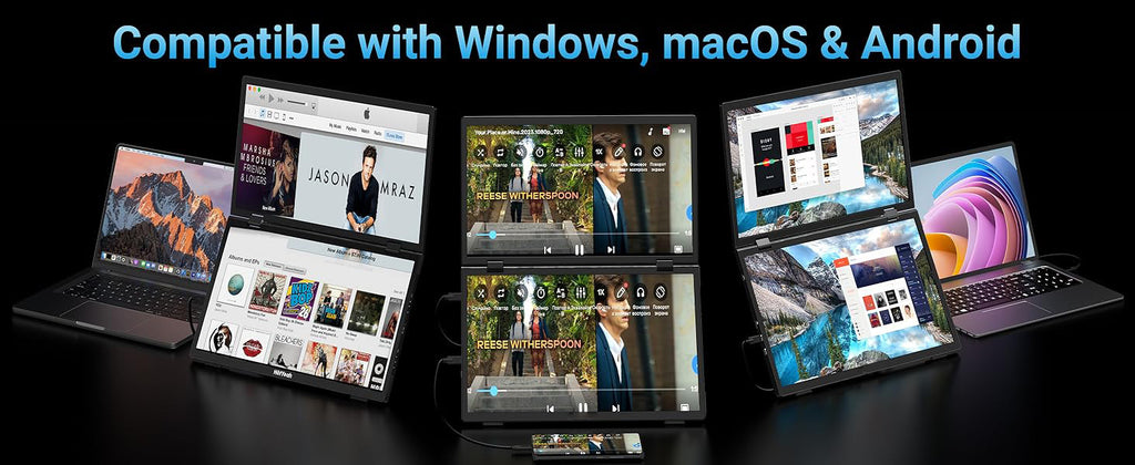 15.6-inch Dual-screen Portable Monitor